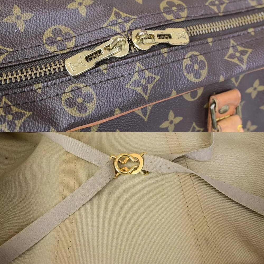 LOUIS VUITTON Sirius 45 Travel Hand Bag Monogram Leather Brown - Picture 12 of 15